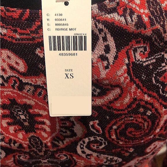 ANTHROPOLOGIE MAEVE Floral Paisley Wrap Front Dress With Belt Sz XS - Picture 8 of 16